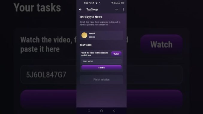 hot crypto news #tapswapcode #tapswap #tapswapcinemacode #tapswaptoday #airdropcrypto
