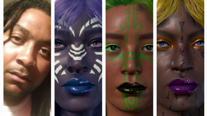 My Three Spirit guides Full Image - A.I. tribute
