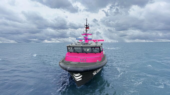 AI-powered underwater vehicle transforms offshore wind inspections Image of a Beam ship for AI-powered underwater inspections at offshore wind farms.