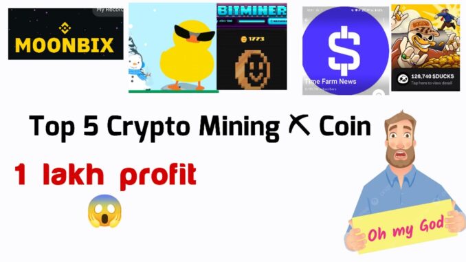 Top 5 Telegram Mining bot | top 5 tap to earn ready to launch | top 5 Crypto Mining bot