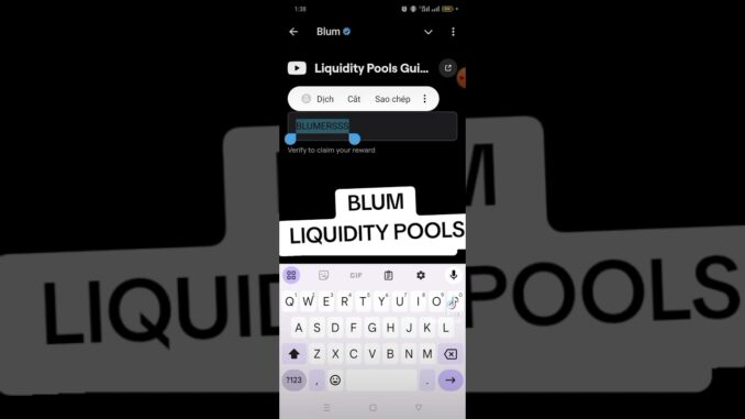 What Are Liquidity Pools? A Crypto Guide to DeFi | Blum Academy#blum #blumacademy #crypto #BLUMERSSS