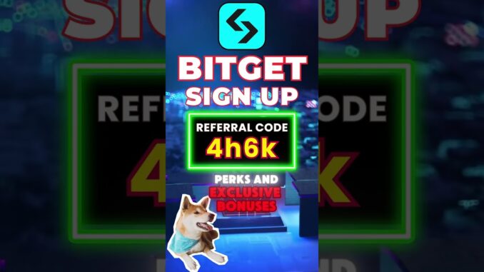 Bitget Sign Up Guide Using Referral Code "4h6k" | Crypto Horizon