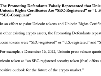 SEC Charges Crypto Project Unicoin Over $100M Token Sale Fraud