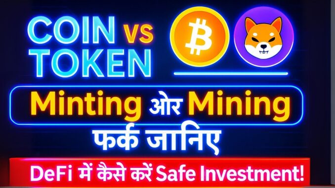 Crypto Investment Guide | Coin और Token में फर्क क्या है? | Minting, Mining  क्या है |