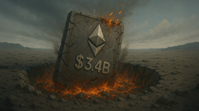 Over $3.4 billion in Ethereum lost forever due to user Over $3.4 billion in Ethereum lost forever due to user mistakes and contract bugs
