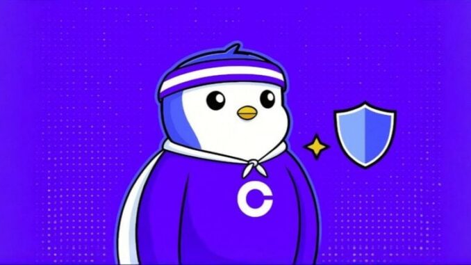 PENGU token pumps after Coinbase updates X profile with Pudgy PENGU token pumps after Coinbase updates X profile with Pudgy Penguins' NFT